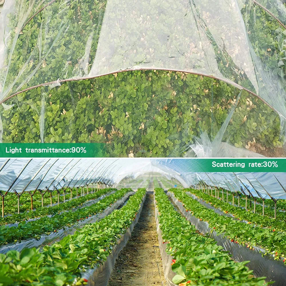 

4x10 м 4-проводная пленка для овощей, фруктов, теплиц, садовых растений, цветов, рамок, пленка для автомобилей, бассейнов, мебели, защитная пленка, 1 шт.