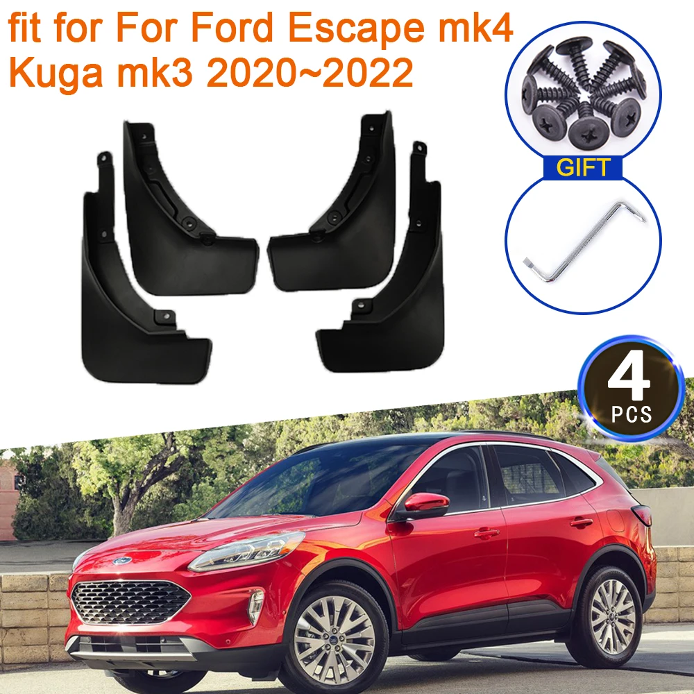 

For Ford Escape mk4 Kuga mk3 2020~2022 Mudflaps Splash Guards Mud Flap Mudguards Fender Front Rear Wheels Car Accessories