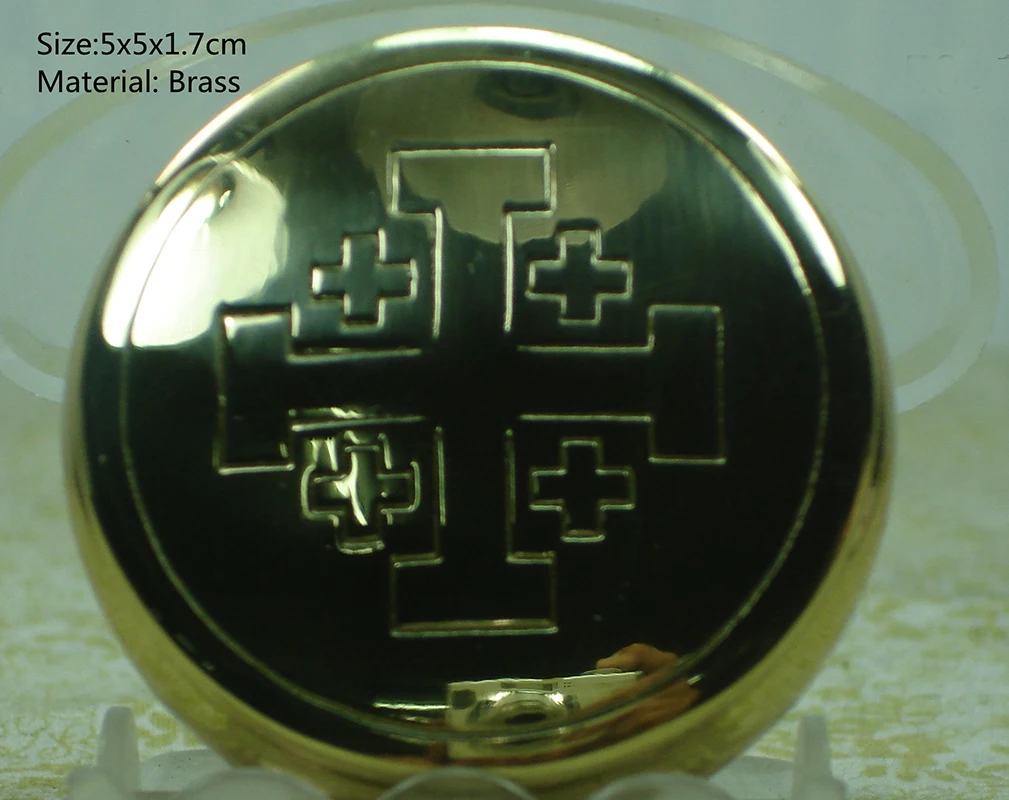 Solid Polished Pyx Holy Box Eucharist Catholic Religious Hospital Church First Communion