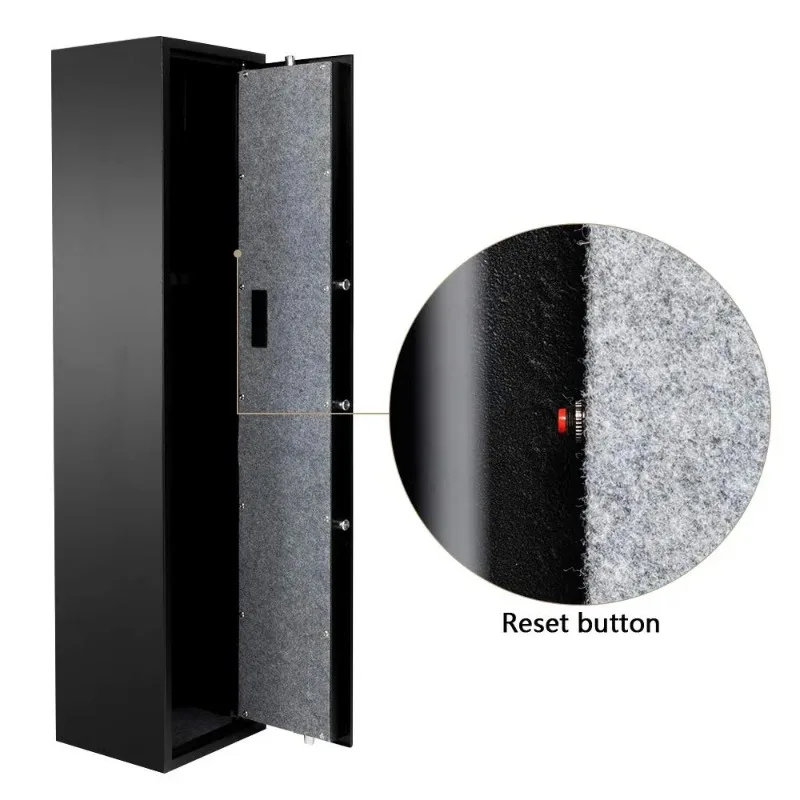 Gun Safe Locker Mechanical Key Lock 5 Guns High Security Fire Proof Cabinet Metal Cabinet 2
