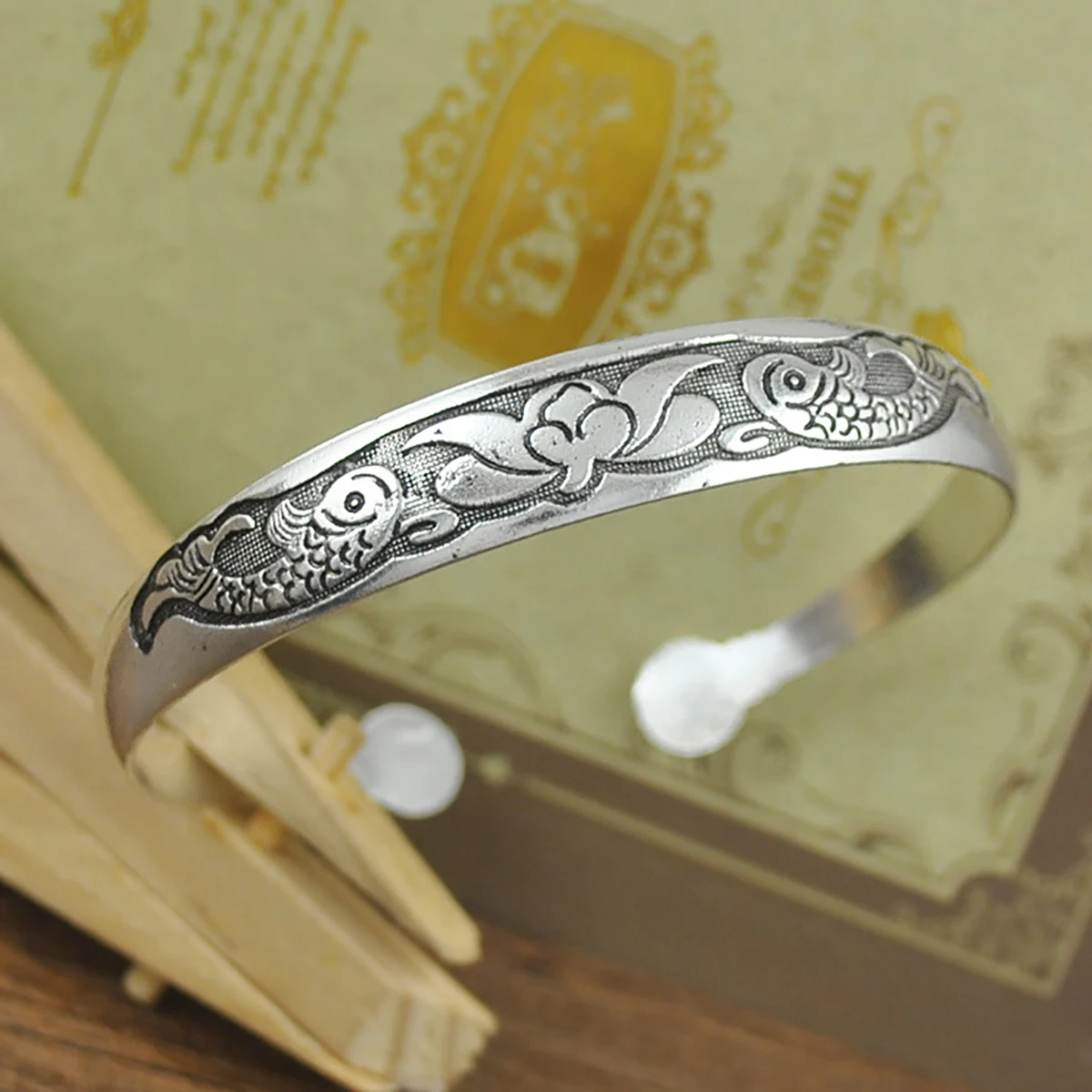 Retro Cuff Bracelet Image 7