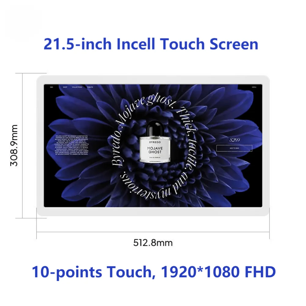  ڸ FHD  ũ  º, 21.5 ġ  ޸, HDMI Է, ȭƮ ÷ ÷, VESA RJ45, ȵ̵ 12