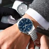 CRRJU NEW Men's Watches Casual Business Quartz Stainless Steel Band with Auto Date Luminous Hands Relogio Masculino 5