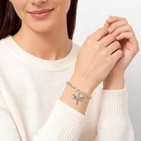 Bracelet à breloques libellule, cadeau européen en argent Sterling 925 pour femmes, tout nouveau bijoux d'été en chaîne à maillons bohème 3
