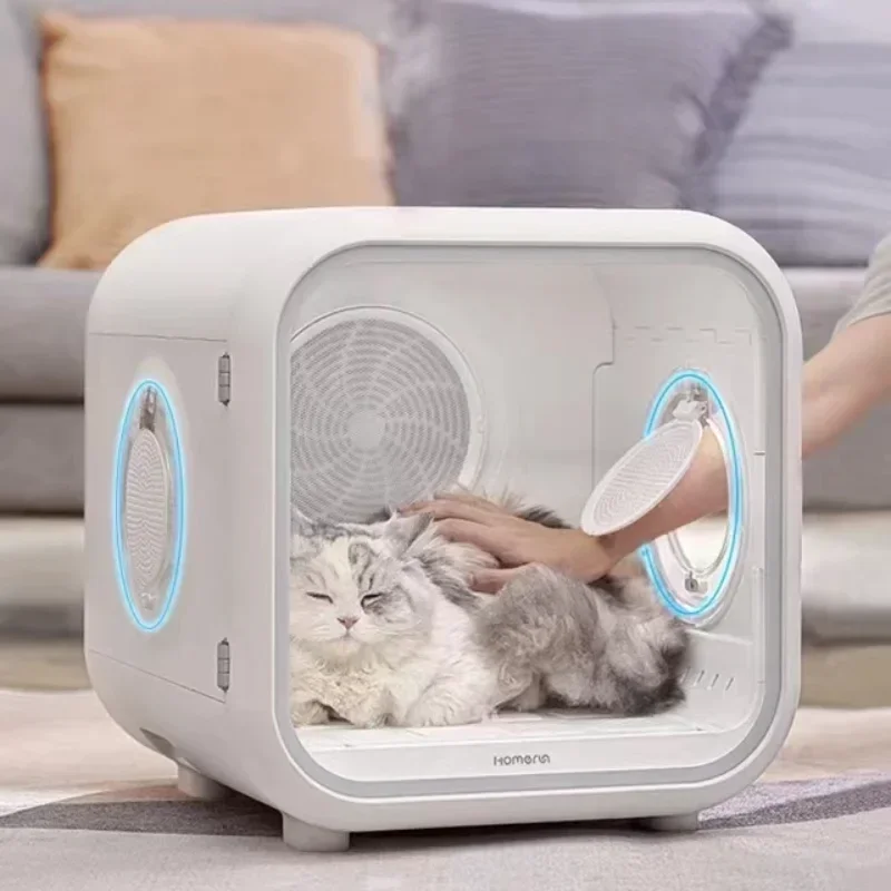 HOMERUN 50L 62L Pet Drying Box 900W 220V Automatic Hair Dryer for Cat Hair Blowing Machine Smart Small Dog Dryer