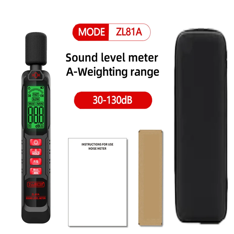 Handheld Noise Level Meter for Accurate Audio Measurement (30-130dB)