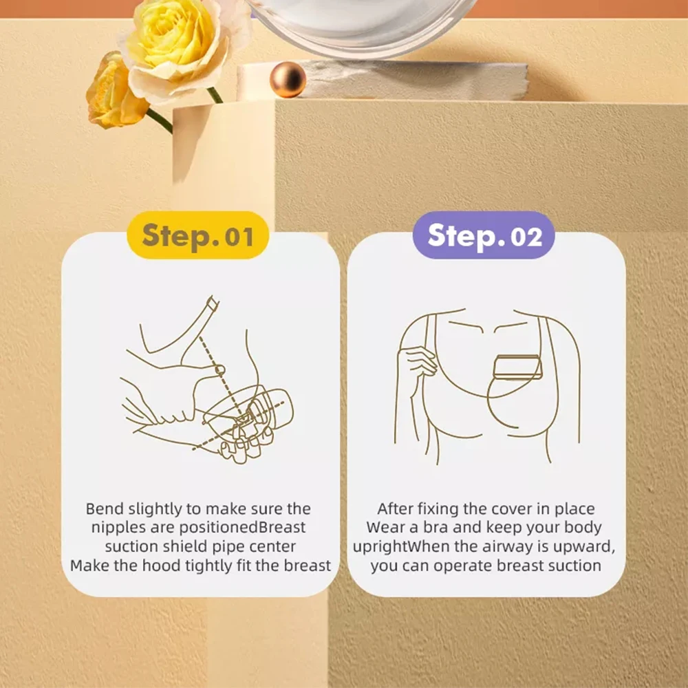 Electric Breast Pump Wearable Electric Breast Milk Pump Handsfree LED Display BPA Free Low Noise Breastfeeding Pump Portable Double Breast Milk Pumps