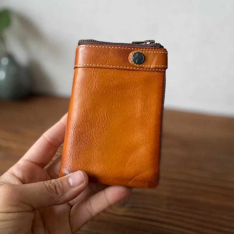 The Tanned Cow High Capacity Minimalist Money Clip Wallet 