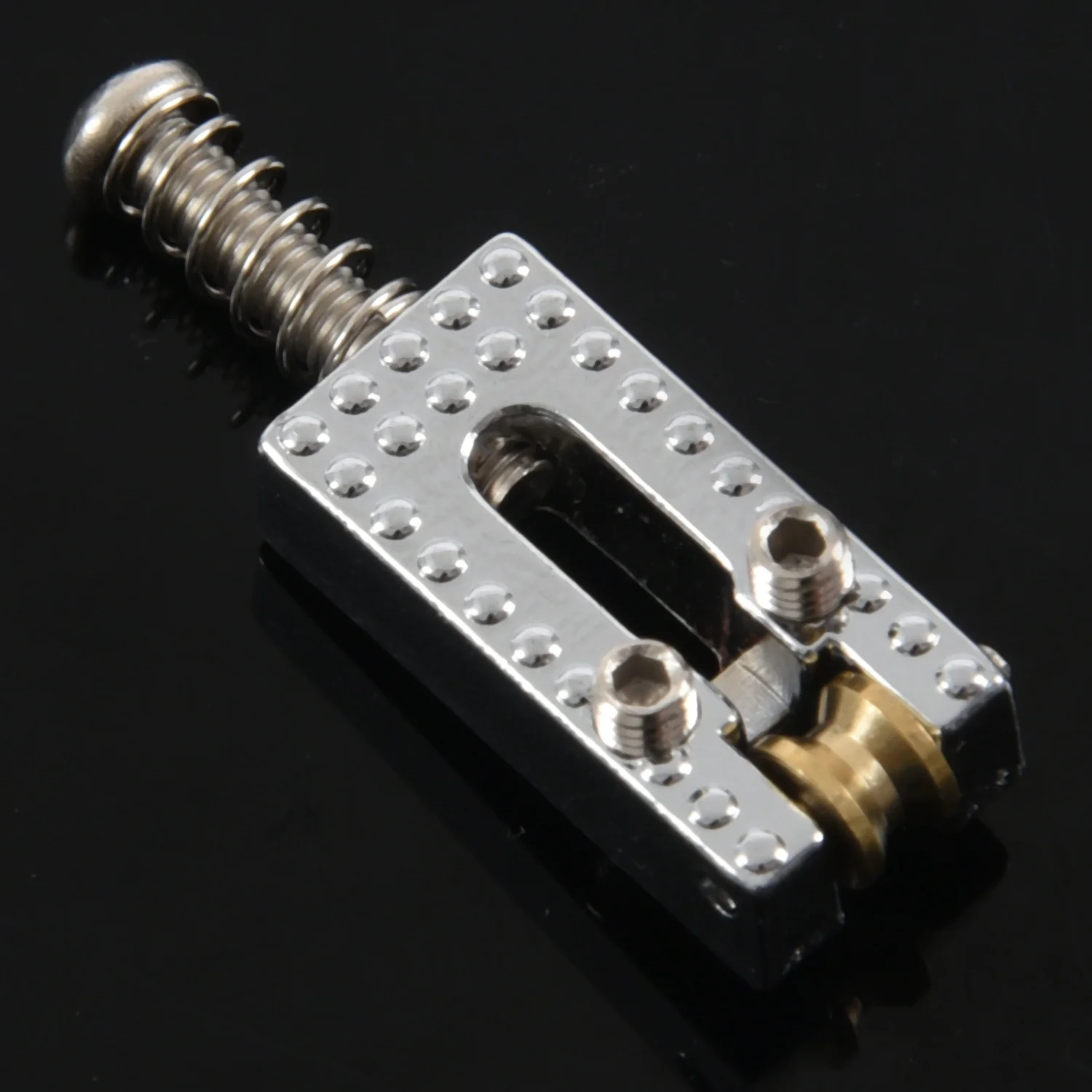 Фото 6 роликовых мостовых седлов Tremolo с гаечным ключом для крыла Strat Tele электрическая гитара Хромированный Цвет №4