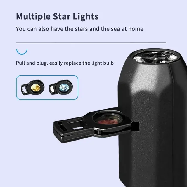 Usb Ceiling Moon Earth Projection Atmosphere Light Starry Sky Lamp Led Night Light Romantic Bedroom Decoration Galaxy Projector 5