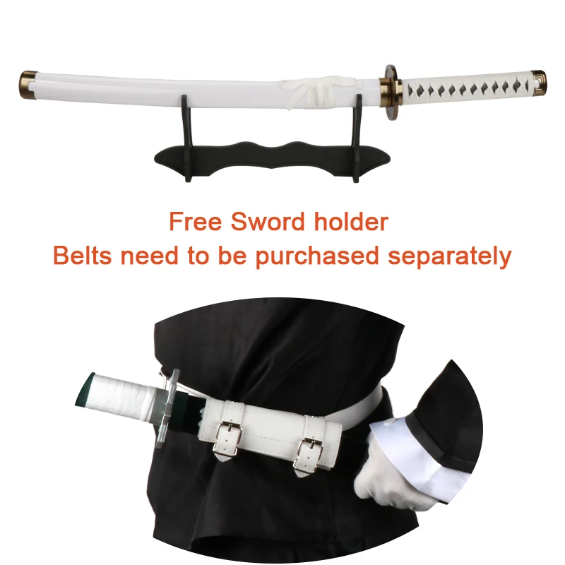 Zoro Sword 80cm Bamboo Wooden Katana Roronoa Zoro  Weapon Prop Cosplay Anime characters Gifts for Friend and Party Present 5