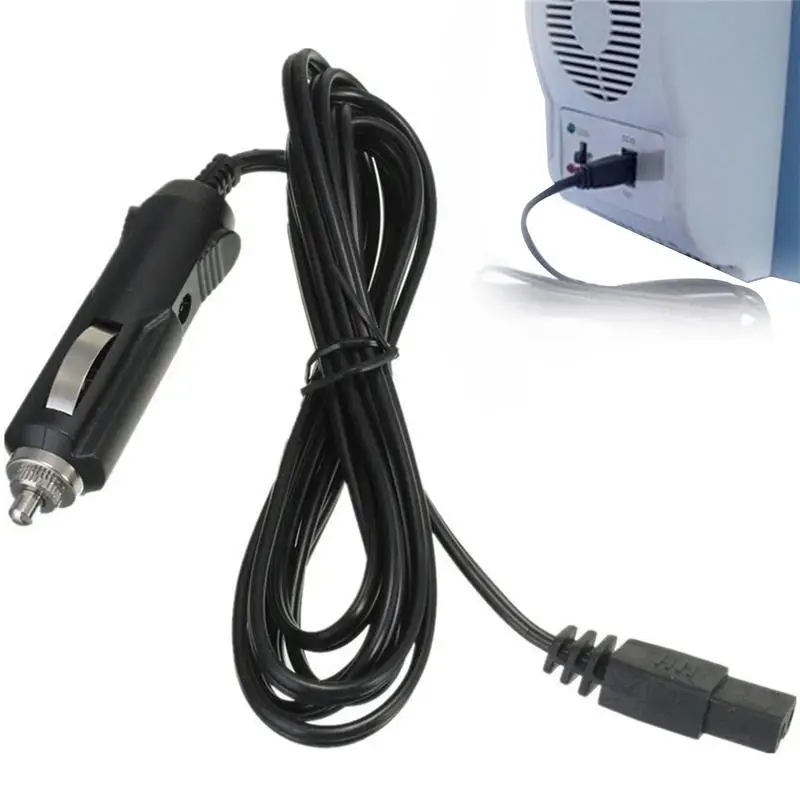 

2m 12V DC Replacement Car Cooler Cool Box Mini Fridge 2 Pin Lead Cable Plug Wire Car Refrigerator Cigarette Lighter Power Cord