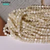 Hot Sell Natural 3-4mm Shell Faceted Beads For Jewelry Making DIY Bracelet Necklace Spacer Beads Accessory 3