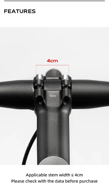 Supporto Garmin Manubrio Integrato Supporto Ciclocomputer Garmin Per ...