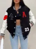 Plus Hope Something Good Happens Prints Baseball Coat Womens Basics Jackets Fleece Warm Soft Tops Casual Pocket Woman Clothes