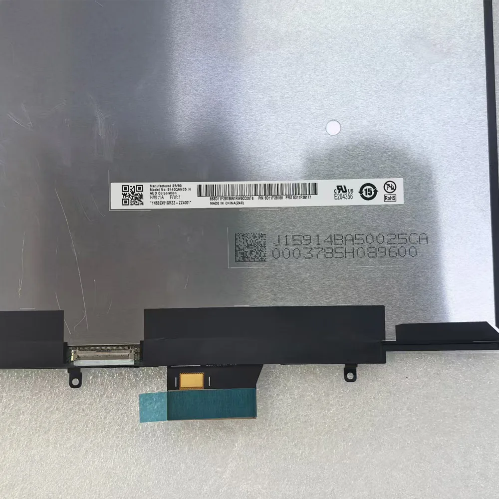 Lenovo ideapad 5 Pro-14ACN6 14인치 노트북 화면 어셈블리 터치 2240 x 1400 82L7과 호환 가능