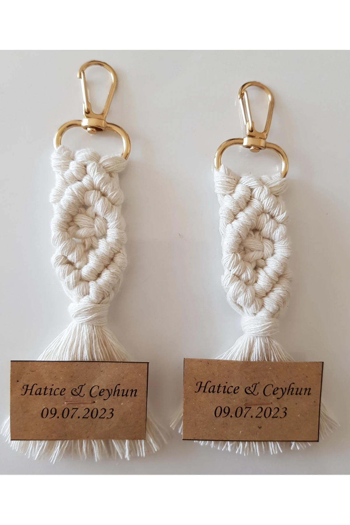 

Tassel Handmade Gift Macrame 40 Pieces Keychain Wedding Engagement Henna Sunet Concept Gift Holder