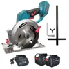 PATUOPRO 6 Inch Brushless Circular Saw Compact Electric Saw Wood Metal Ceramic Tiles Cutter Power Tool For Makita 18V Battery 1