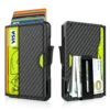 Wallet for Men - with Money Clip Slim Leather Slots Credit Card Holder RFID Blocking Bifold Minimalist Wallet