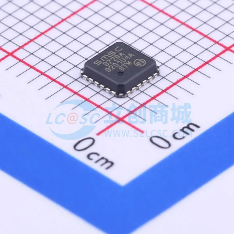 

1 PCS/LOTE LAN8720A-CP LAN8720A-CP-TR LAN8720A 8720A QFN-24 100% New and Original IC chip integrated circuit