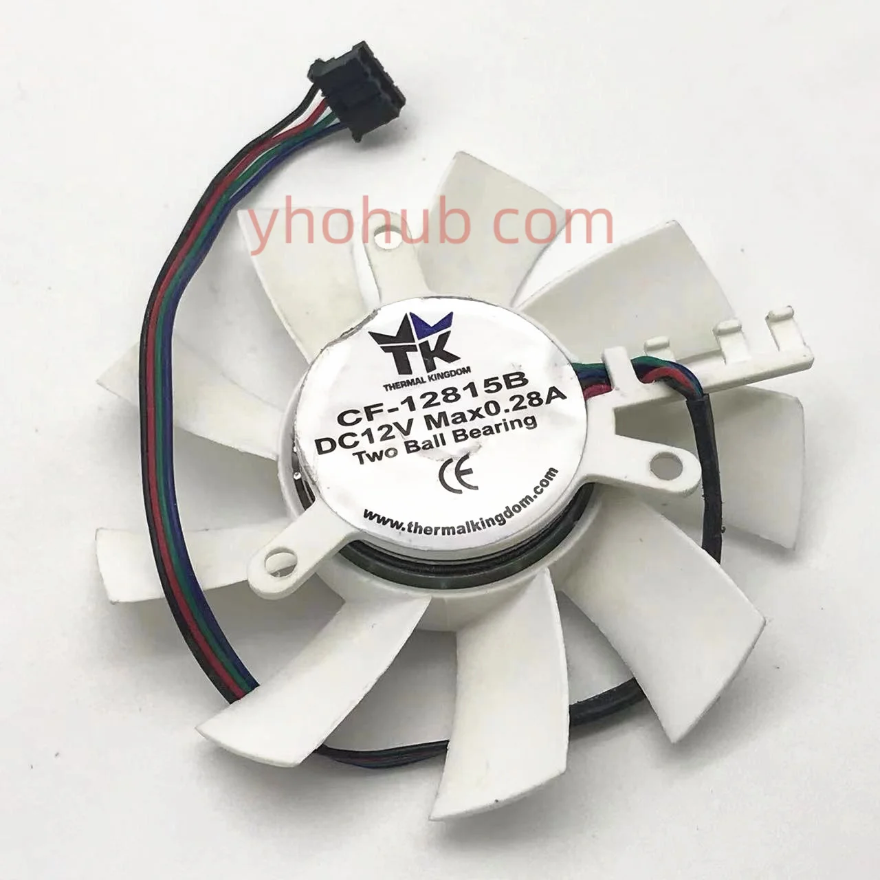 

CF-12815B DC 12V 0.28A 4-Wire Server Cooling Fan