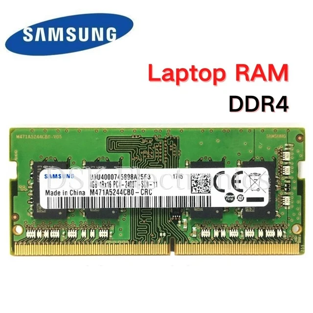 Lot de 6 Barrettes Mémoire RAM Sodimm 4 Go DDR4 PC Portable