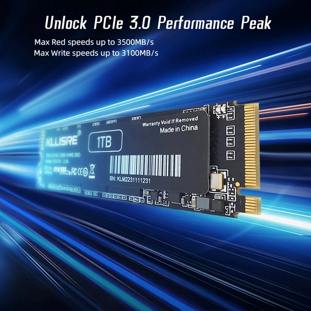 Kllisre SSD M2 512 ГБ NVME SSD 1 ТБ 128 ГБ 256 ГБ M.2 2280 PCIe твердотельный диск жесткий диск для ноутбука и настольного компьютера 4