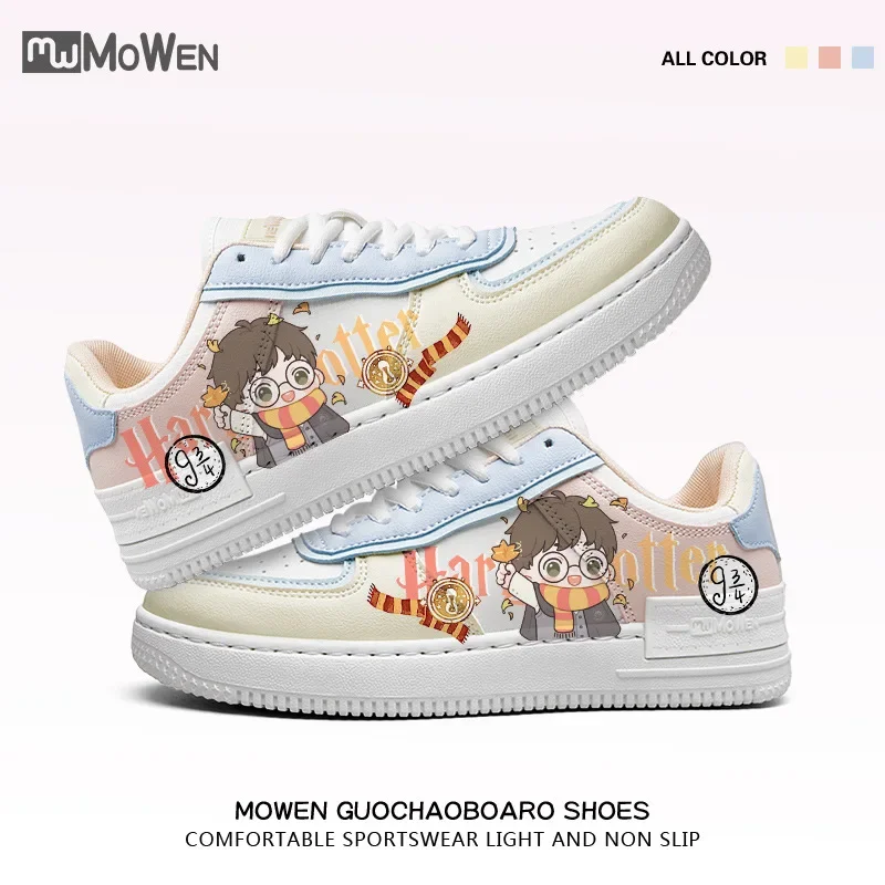Harriese Magician Boy Pop Up Cartoon Potter Scarpe Sportive Casual Low Top Board Shoes Primavera Versatile Studenti Regalo Di Compleanno