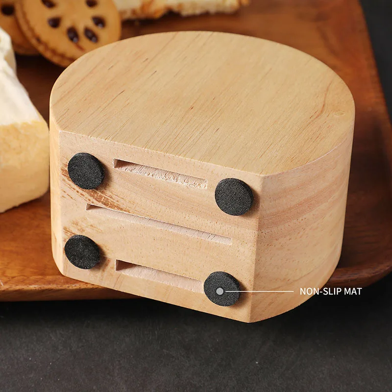 Cheese Knife Block Stainless Steel Cheese Knife Fork 5-pieces Set for Homemade Picnic & Camping Charcuterie Board Accessories