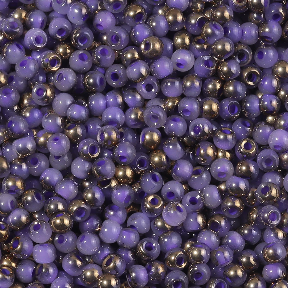 400 Stück/Lot 4mm bunte Glas-Saatperlen, lose runde Reisperlen für DIY-Bastelarbeiten, Armbänder, Halsketten, Schmuckherstellung, Großhandel – Detail 14