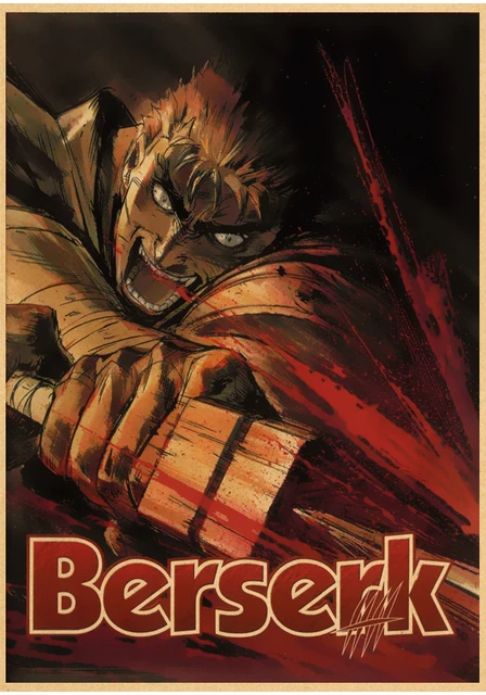 20 Berserk Original Official Poster B2 1997 Anime Promotional