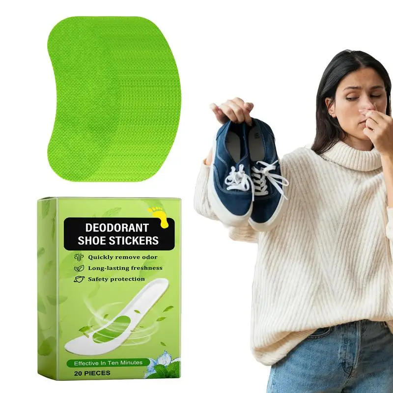 

Shoe Smell Eliminator Shoes Odor Remover Insole Stickers Antibactarial Antiperspirant Foot Care Long-Lasting Shoe Deodorizer