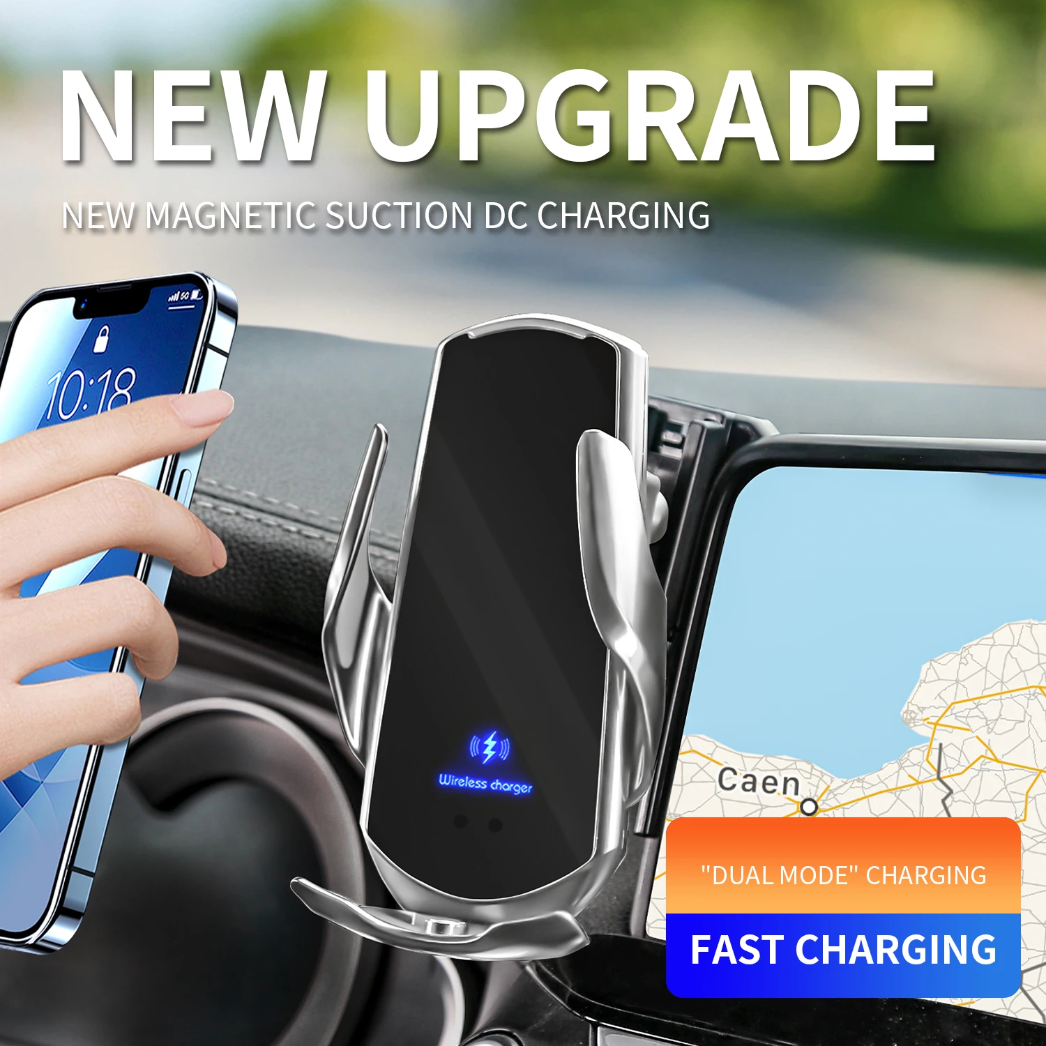 MAXUS MG Majestor 2023 휴대폰 홀더용 고정 베이스 무선 충전 지원 자동차 스탠드 액세서리 자동차 용품.