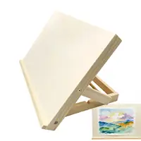 Desktop wooden easel Adjustable Angle canvas painting stand Portable folding Painting Easel for sketching watercolor bracket 1