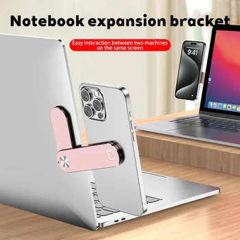 Supporto Magnetico per Telefono da Laptop, Sottile e Pieghevole, da Applicare sul Monitor del Computer, Compatibile con iPhone Serie 14 13 12 e Tutti i Telefoni 2026