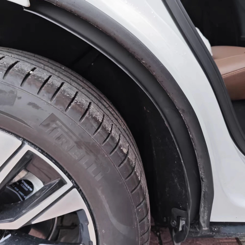 볼보 XC60 2018 - 2025 머드 가드 자동차 펜더 커버 먼지 타이어 스플래시 가드 액세서리 부품에 대 한 2Pcs 뒷 바퀴 머드 플랩