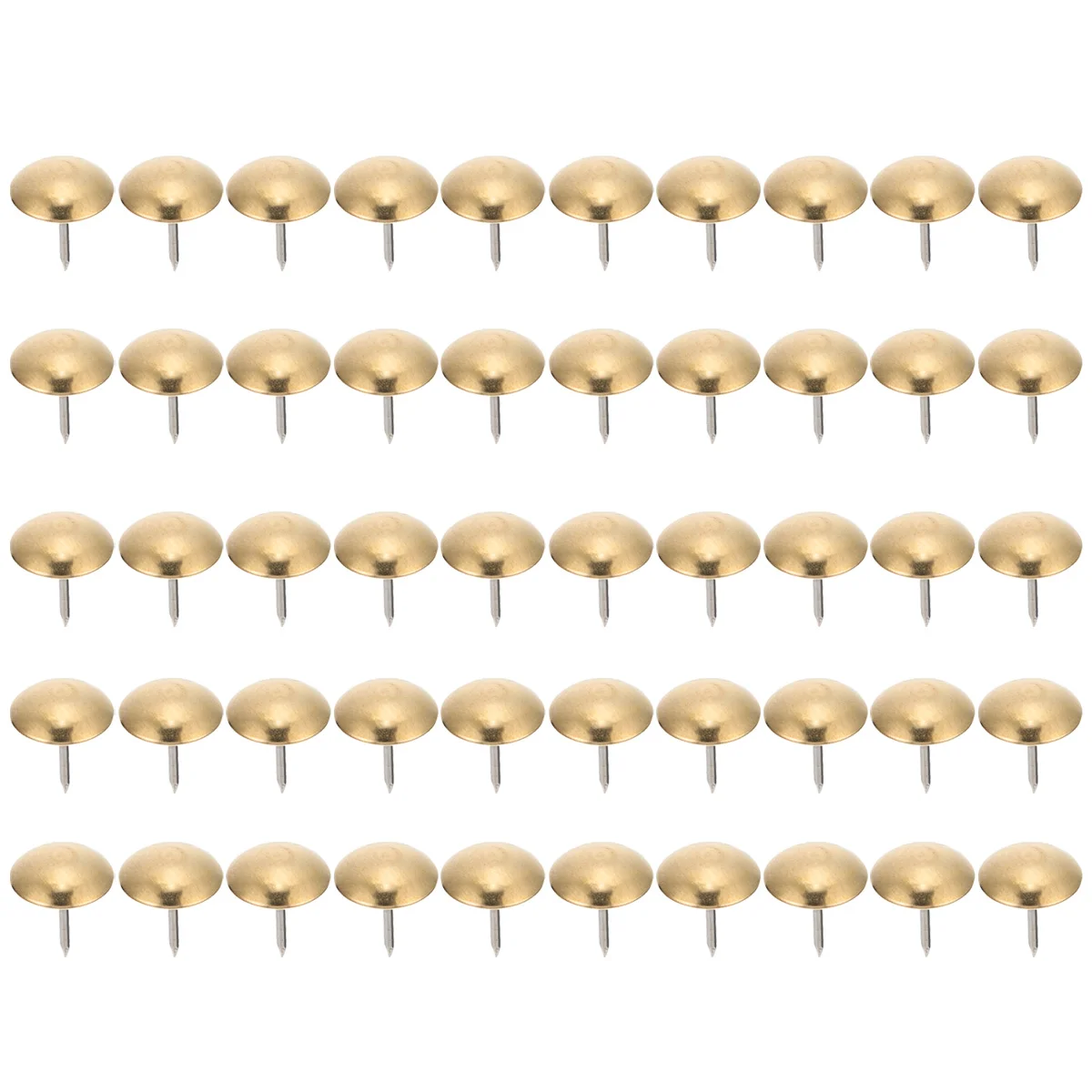 

50 Pcs Upholstery Nails Copper Decoration Couch Furniture Durable Big Vintage