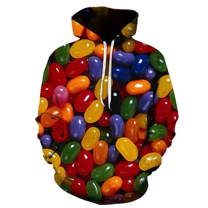 thumbnail image 1 of Sudadera con capucha con estampado 3D de frutas y dulces para hombre, sudaderas casuales divertidas de talla grande para mujer, ropa de calle para hombre, sudadera con capucha para hombre, 1 of 4