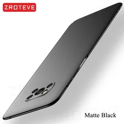 ZROTEVE Slim Matte Hard Case - Premium Protective Cover for Poco F5 Pro (Matte Black)