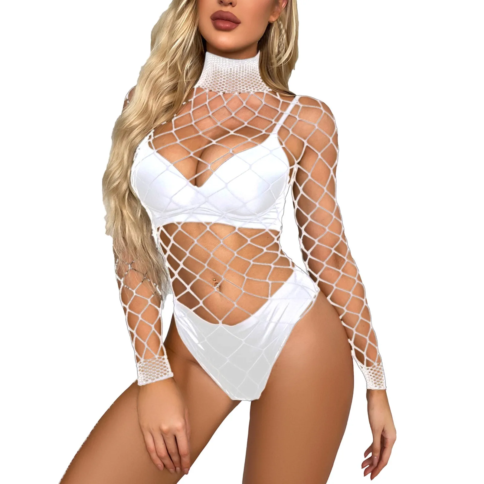 Women'S Erotic Underwear Net Suit Fishing Net Holes Hollowed Out Sexy Underwear 34ddd Bras for Women