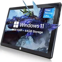 Type-C 10.1 INCH Windows 11 Tablet Intel N3350 Quad Core CPU 4GB RAM 64GB ROM 1920 x 1200 IPS Dual Camear 1*USB 3.0 HDMI 1