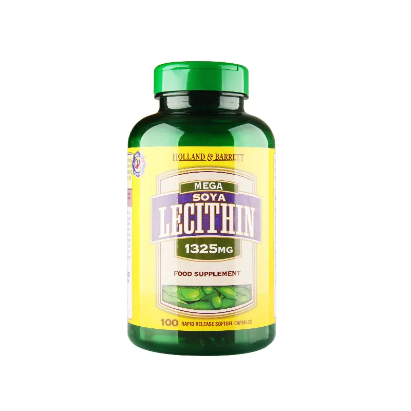 

soy lecithin capsules to protect the cardiovascular and cerebrovascular 100 capsules