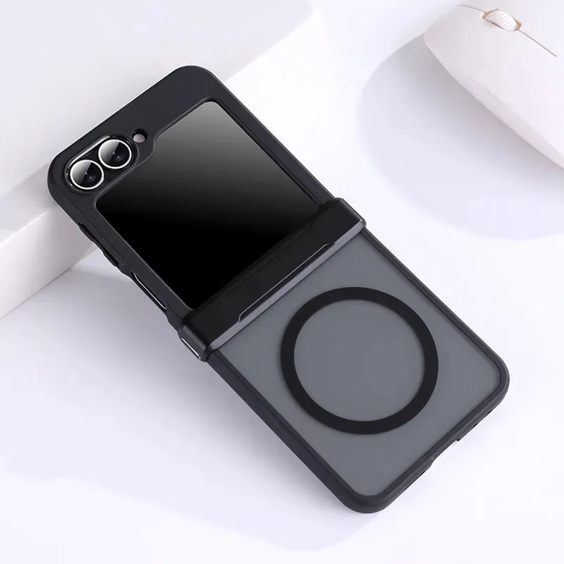 Shockproof Magnetic Magsafe Case with Folding Hinge for Samsung Galaxy Z Flip Series