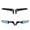 For KAWASAKI ER6N ER6F ER-6N Motorcycle Mirrors Stealth Winglets Mirror To Rotate Adjustable Mirrors 5