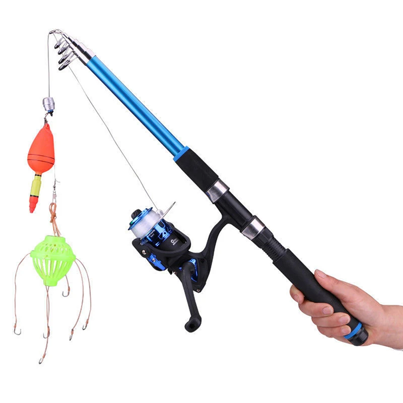 Fishing Rod Suit With Reel Portable Accessories Fishing Bag Beginners Telescopic  Fishing Rod Set Ultralight Retractable Travel - Rod Combo - AliExpress
