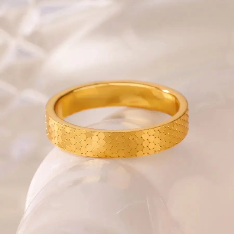 Zircon Chunky Rings Stainless Steel Women For