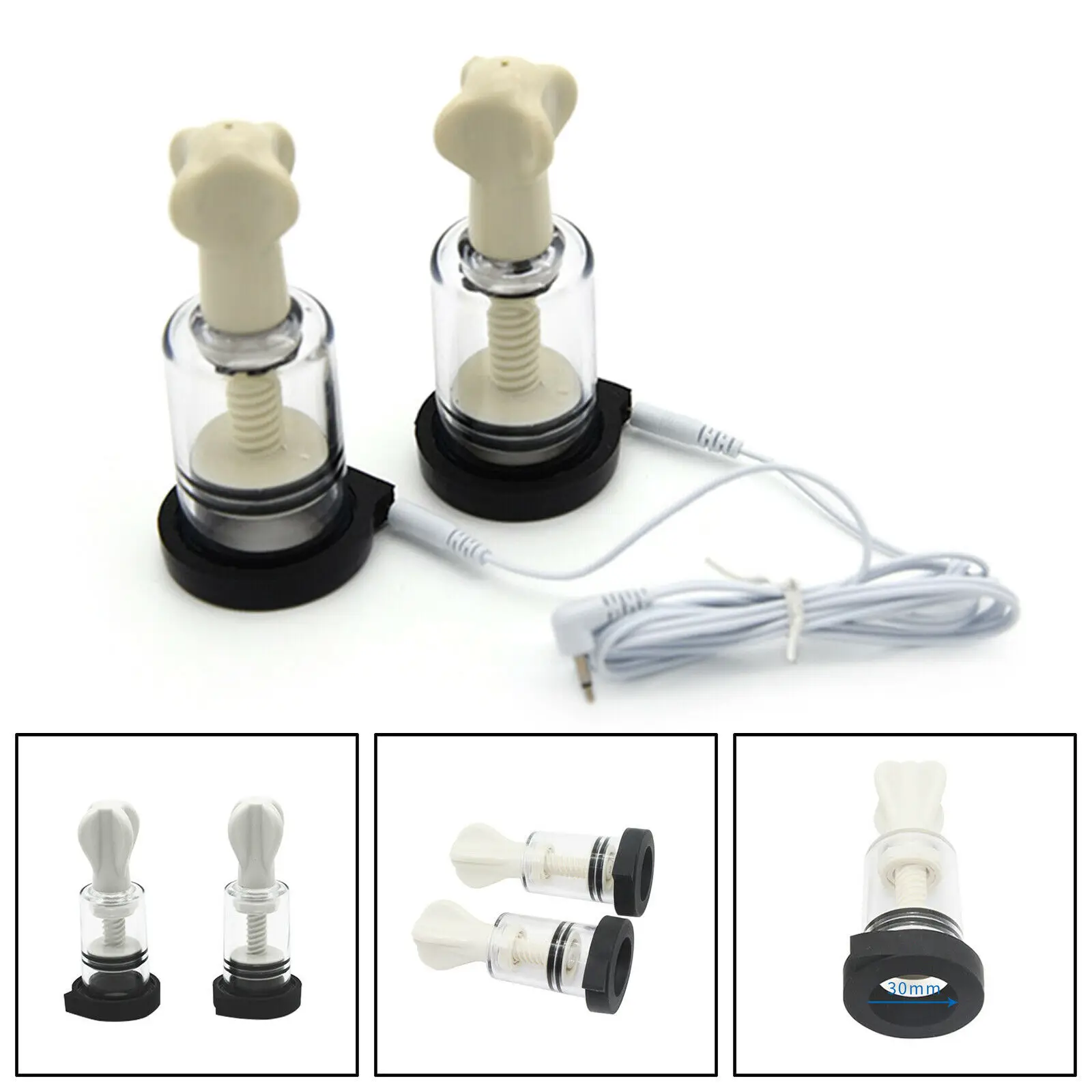 Electric Shock Breast Pump Nipple Sucker Medical Stimulator For Women Clitoris Suction Bondage Sets Sex Toys Adults Games Erotic