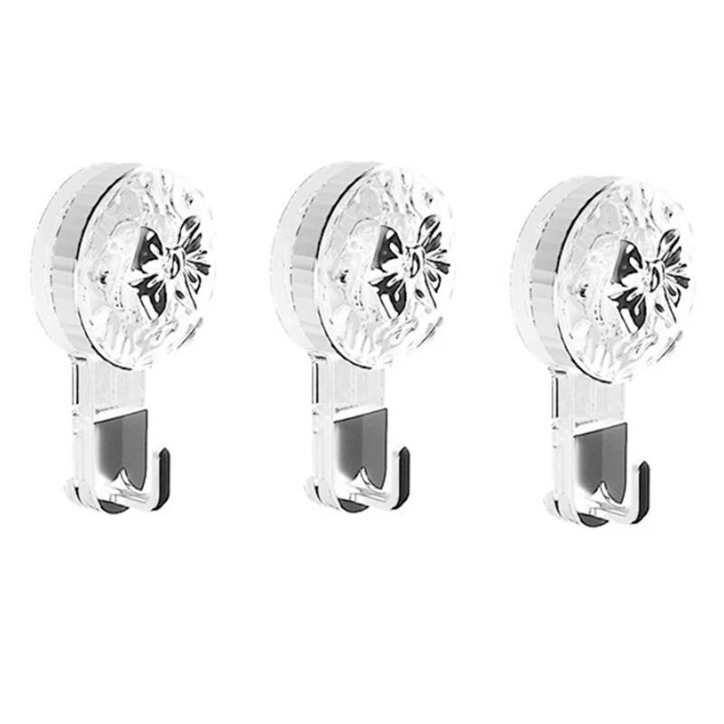 

Portable Suction Cup Hooks No Hole Bathroom Door No Trace Vacuum Hook Hanging Clothes Sticky Hook Home Wall Hook Storage Durable