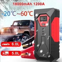 18000mAh Portable Car Jump Starter Power Bank Car Booster Charger 12V Starting Device Petrol Diesel Car Emergency Booster 1