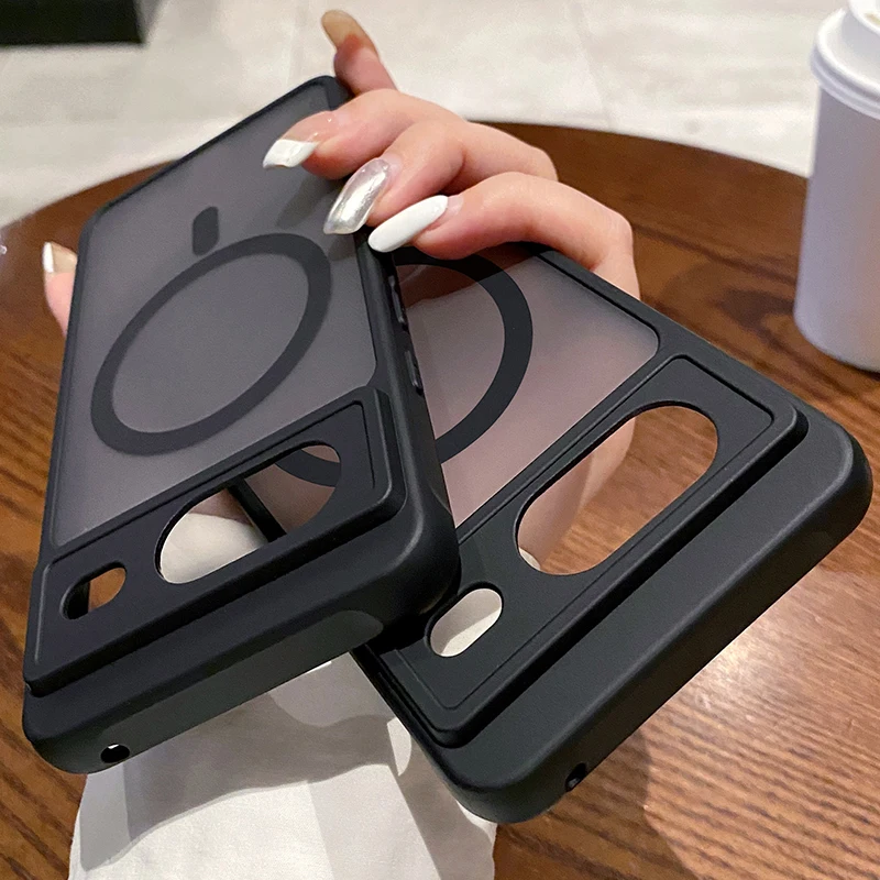 Magnetic Matte Acrylic Phone Case with Magsafe Wireless Charging Compatibility